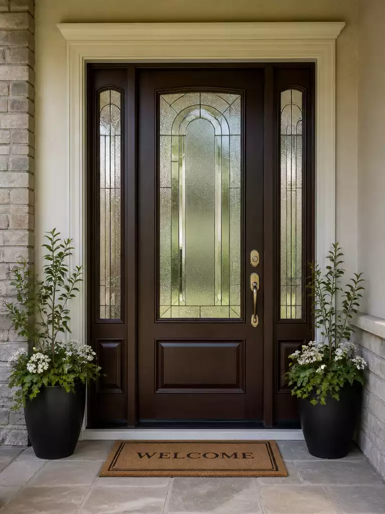 Beveled Privacy Glass