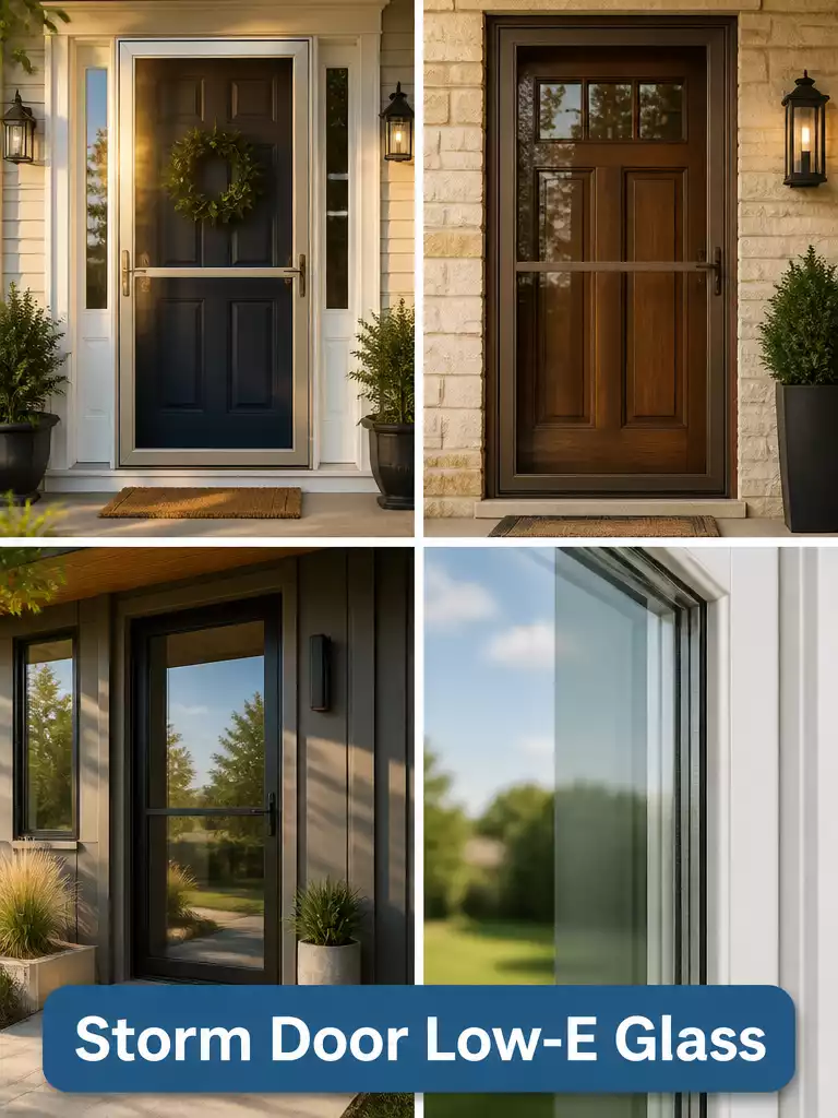 Low-E Glass Storm Door That Protects and Beautifies Your Front Entry