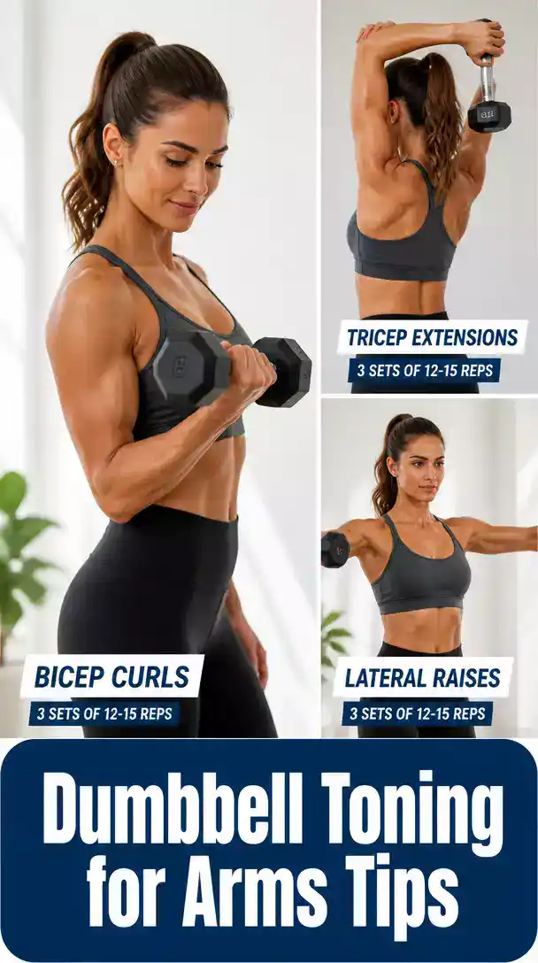 Dumbbell Toning Routine for Arms That Creates Long Lean Definition