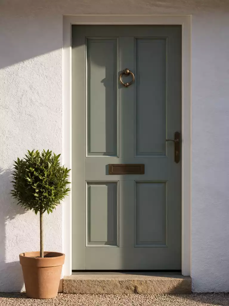 Soft Sage Door