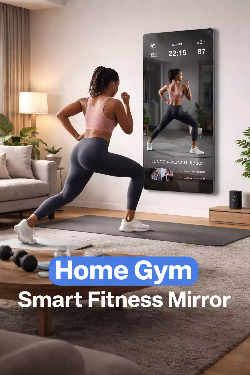 Smart Fitness Mirrors for Interactive Training
