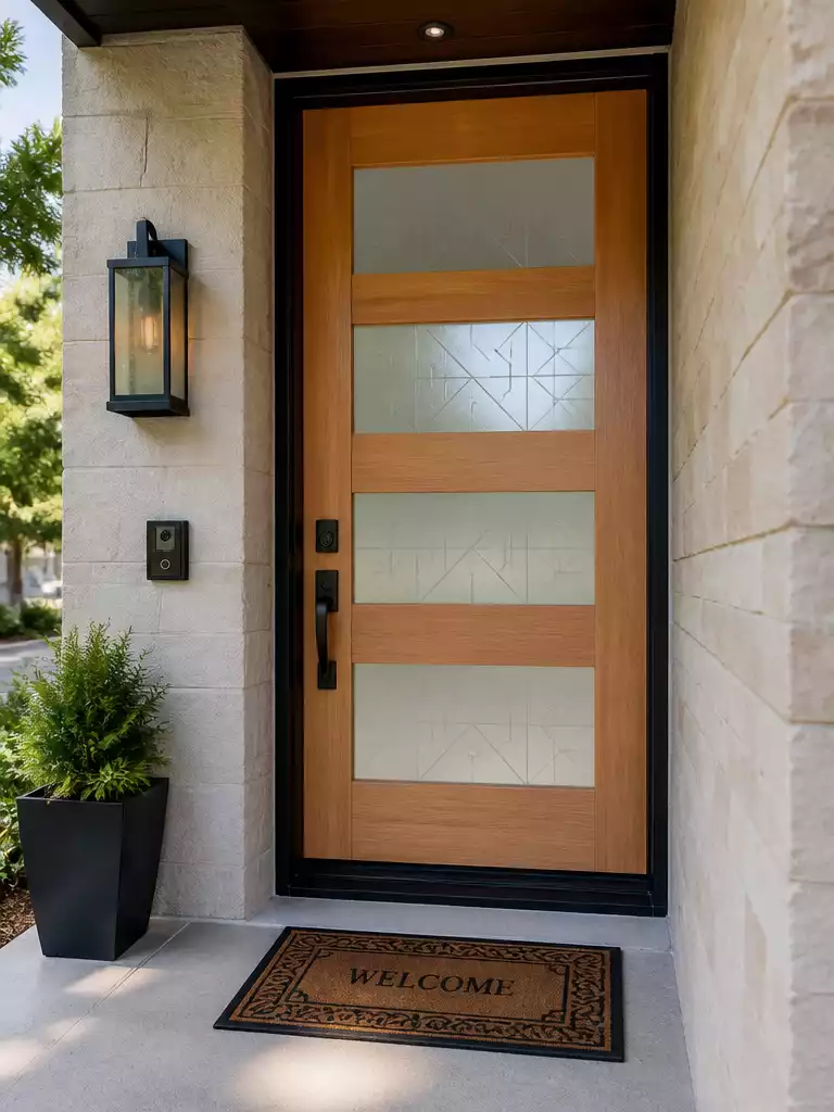 Sandblasted Glass