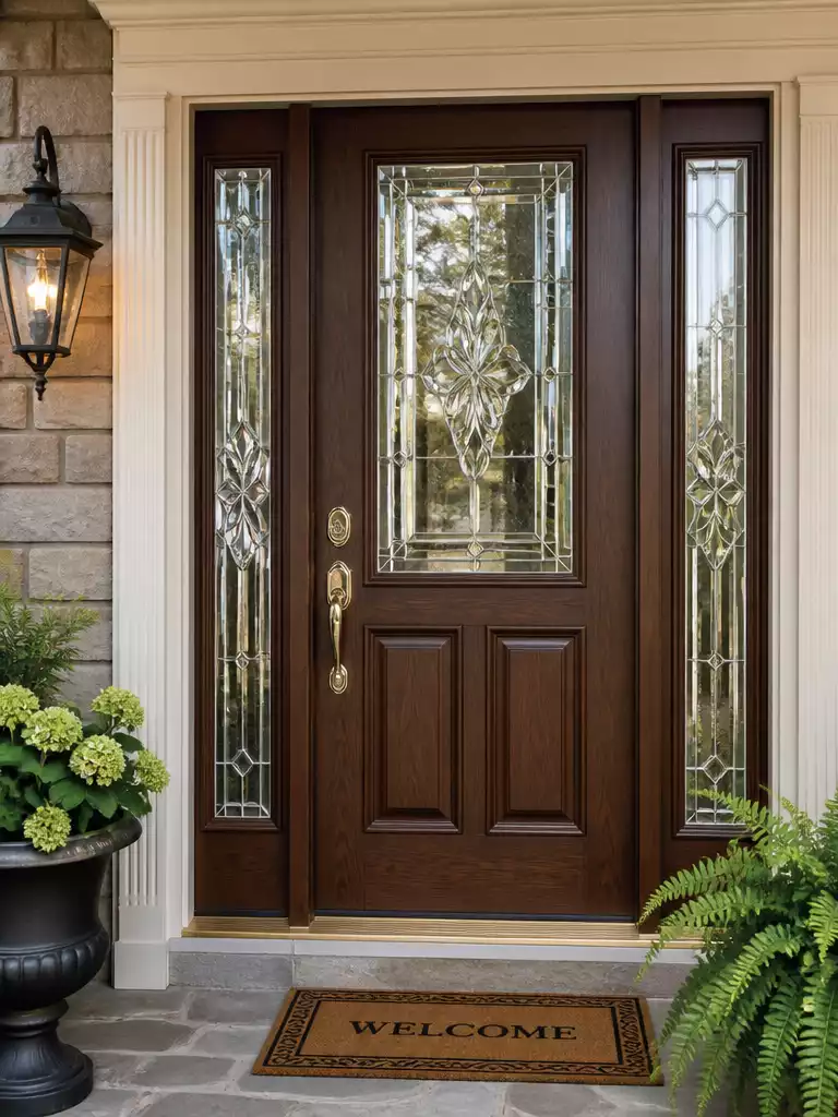 Beveled Privacy Glass