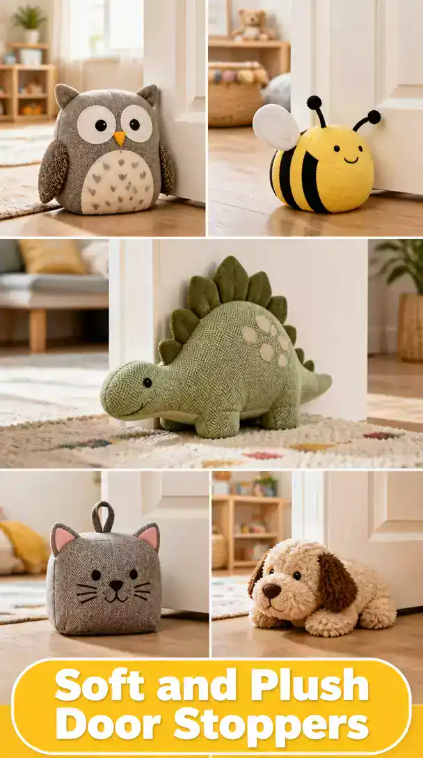 Soft and Plush Door Stoppers