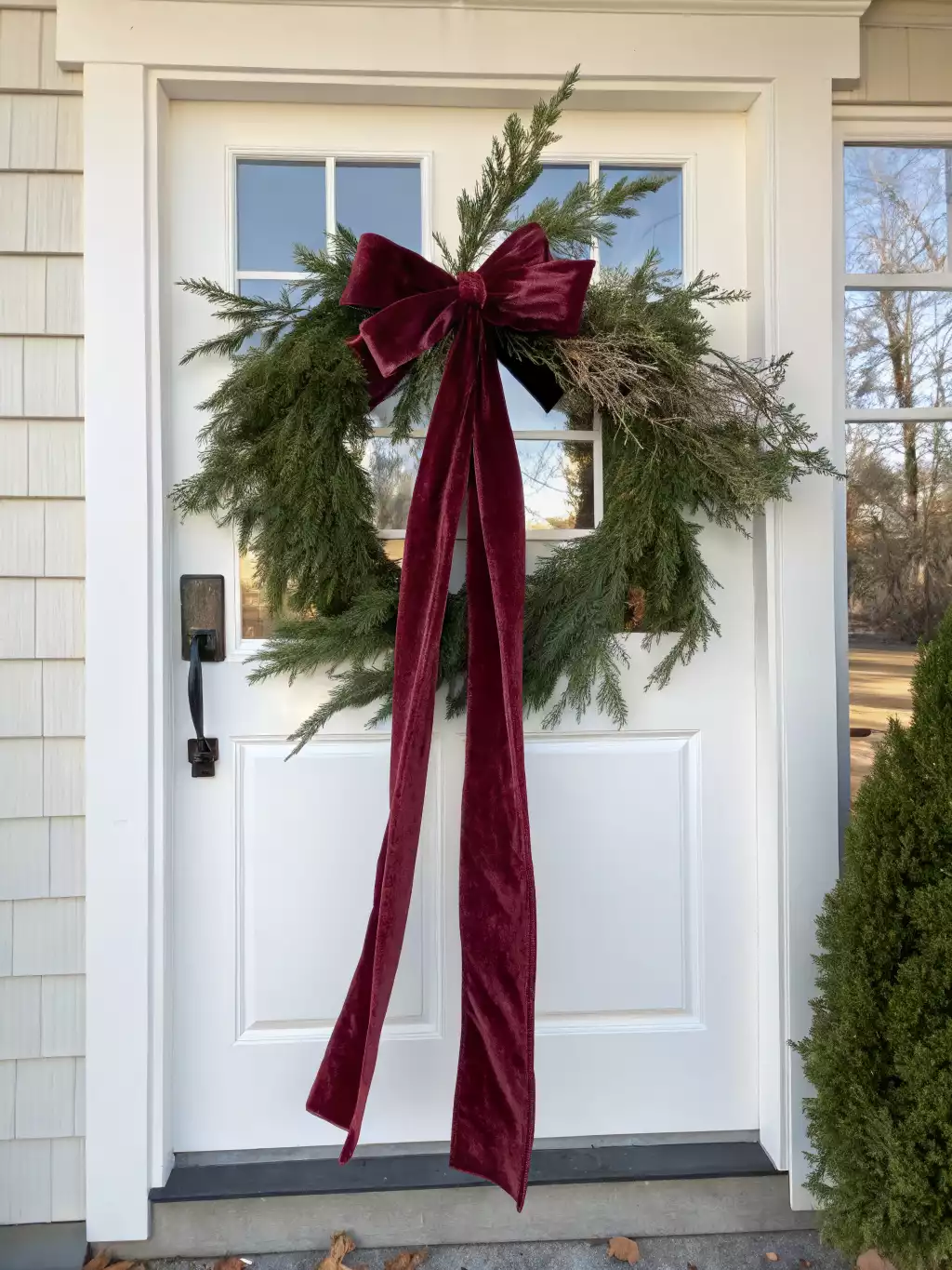 Velvet Ribbon Wreath
