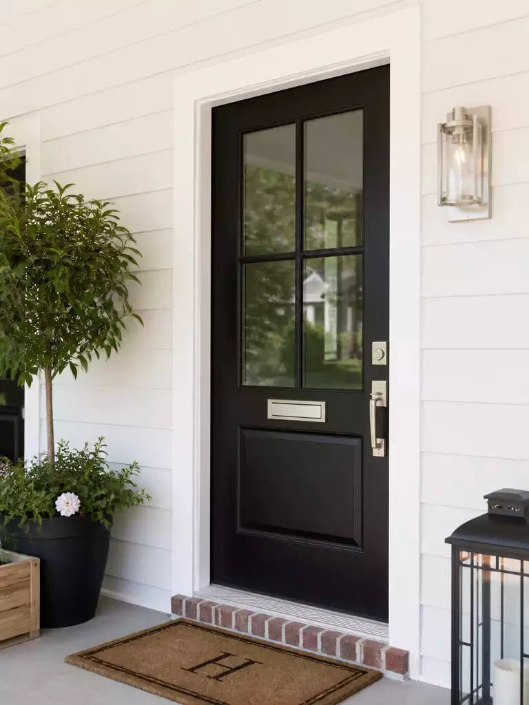 Mind the Finish on Mail Slot and Sconce