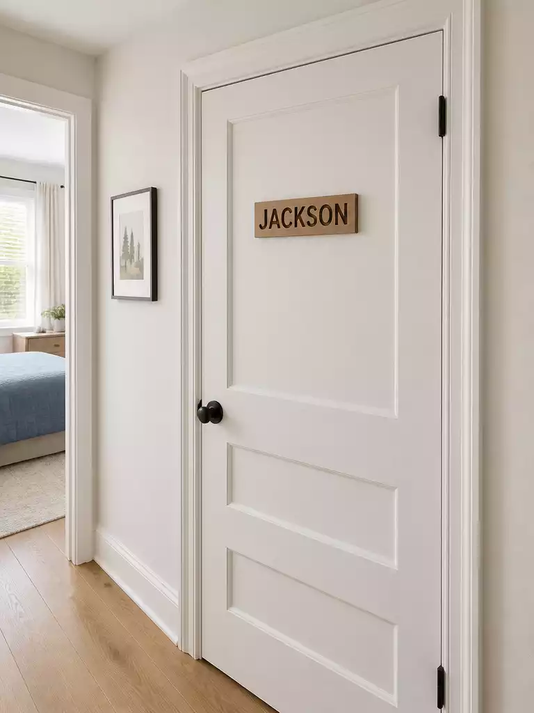 Bedroom Door Name Plaque