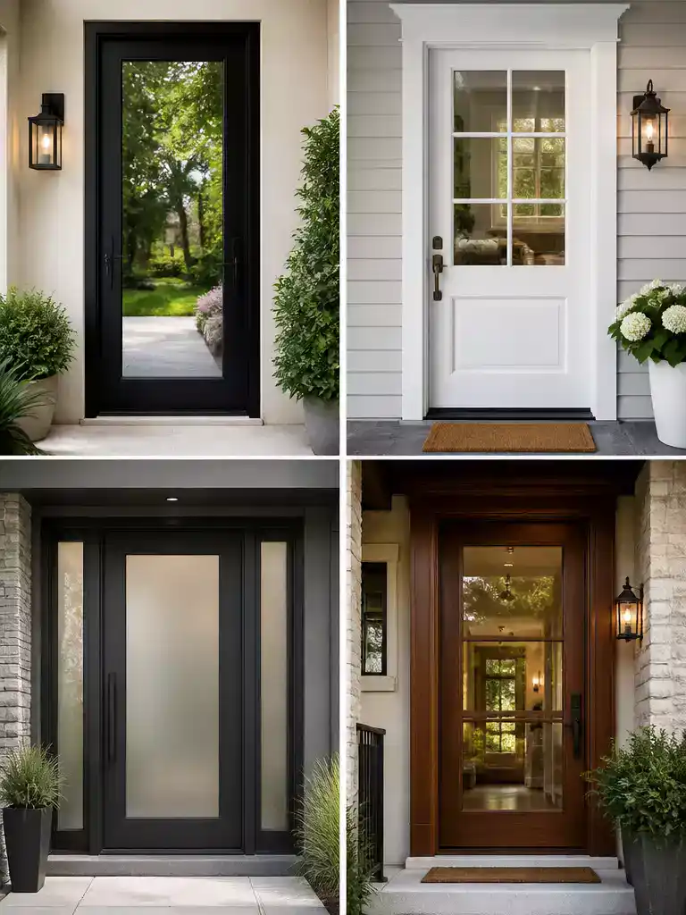 Glass Panel Door