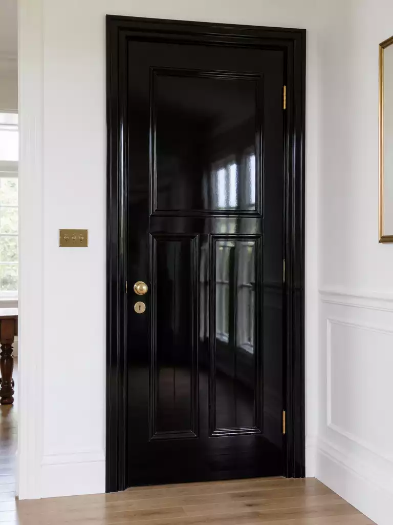 High Gloss Black Door