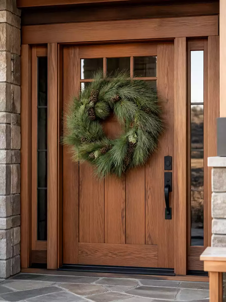 White Pine Christmas Wreath Ideas for a Shaggy Woodland Look