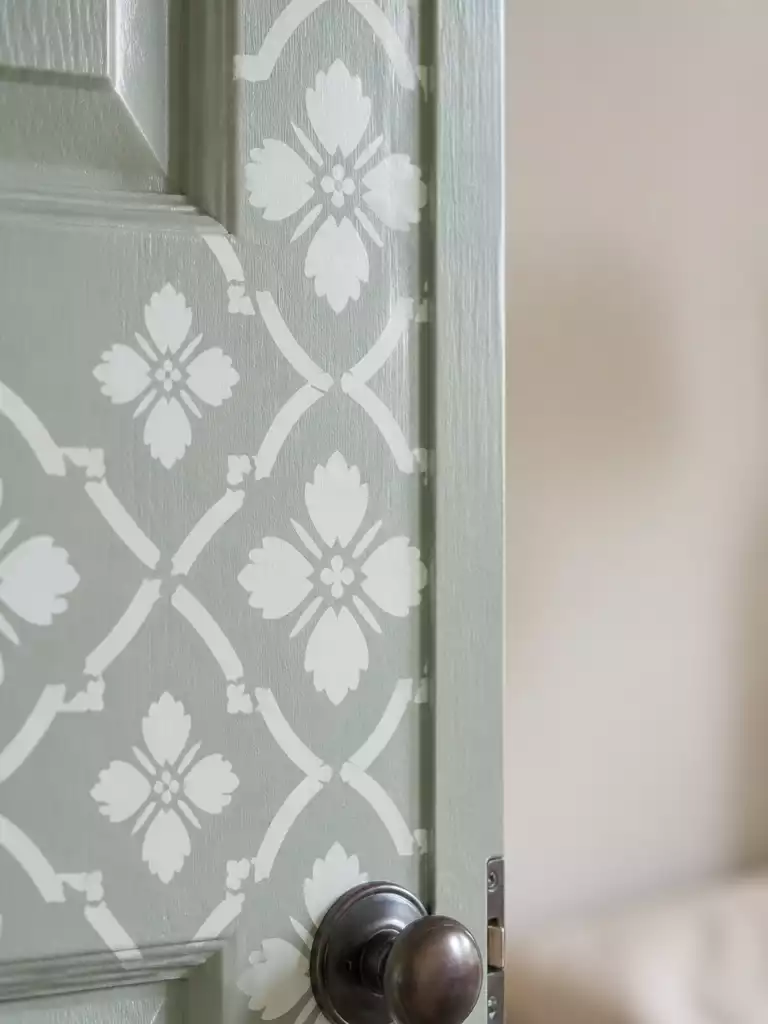 Stenciled Accent Design