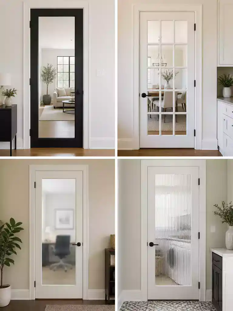 Glass Panel Interior Doors