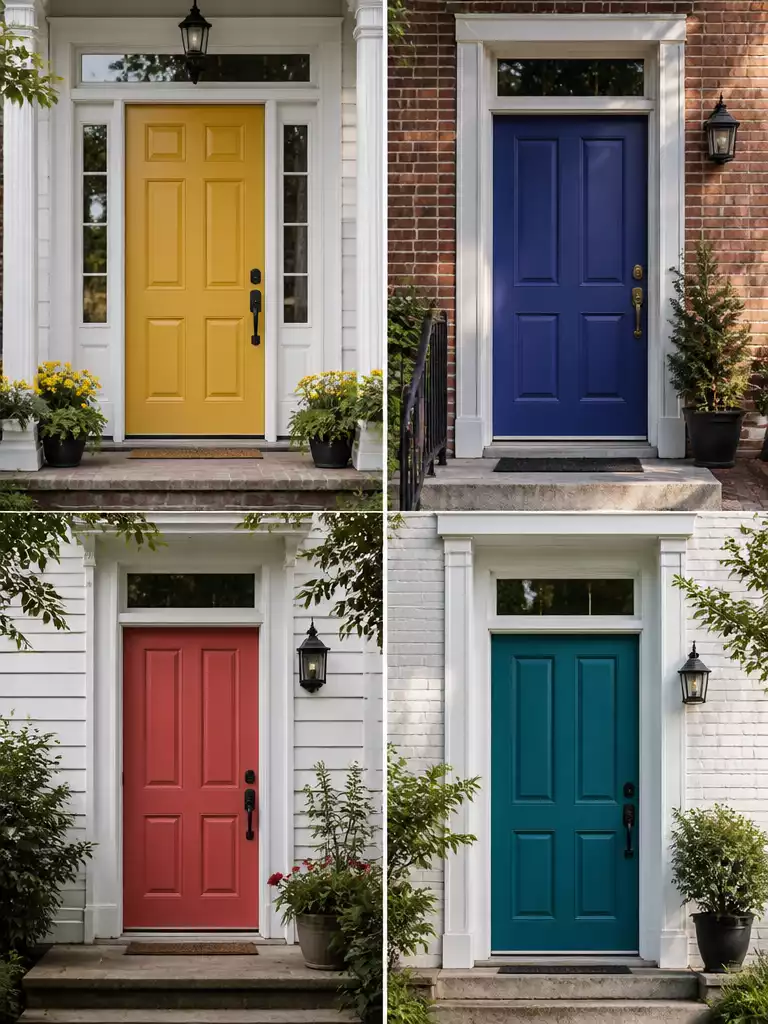 Bold Color Statement Door