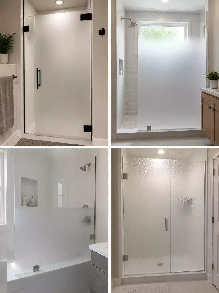 Frosted Privacy Panels