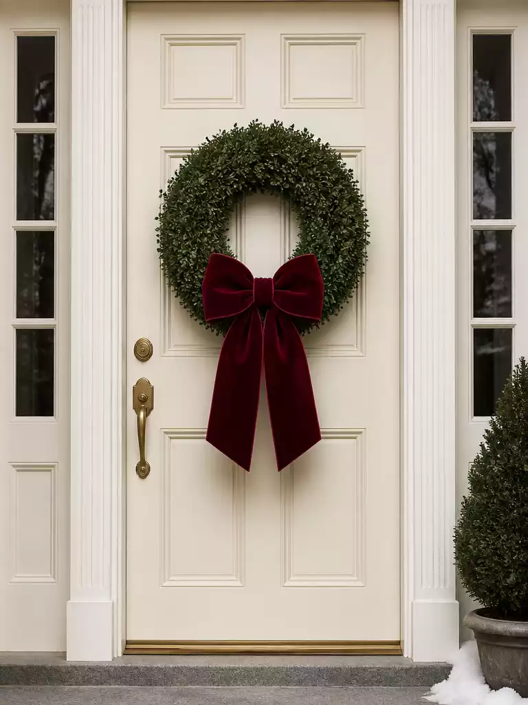 Velvet Ribbon Wreath