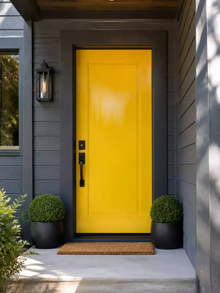 Bold Color Statement Door