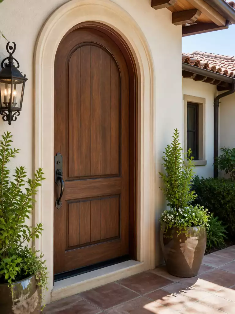 Mediterranean Arched Entry