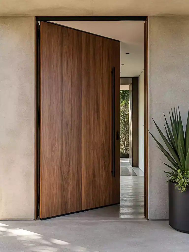 Pivot Door Style for Modern Luxury Entryways and Curb Appeal