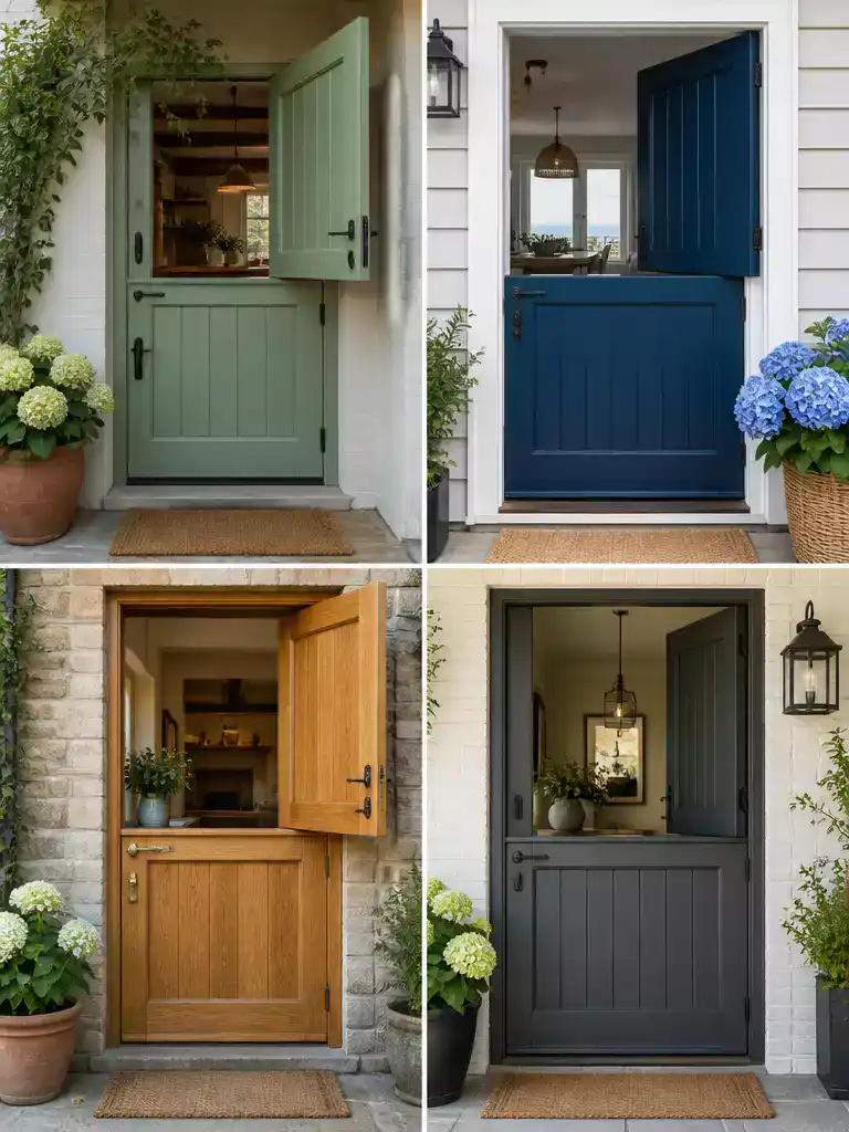 Dutch Door Front Entry Style