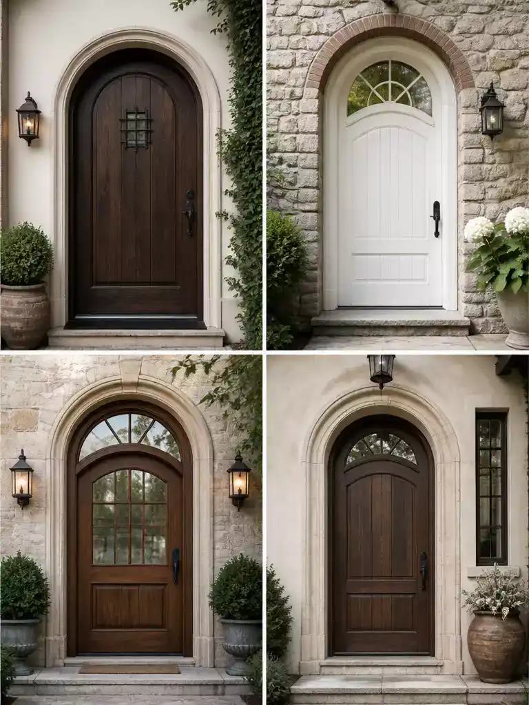 Arched Top Doors Boost Curb Appeal with European Inspired Style