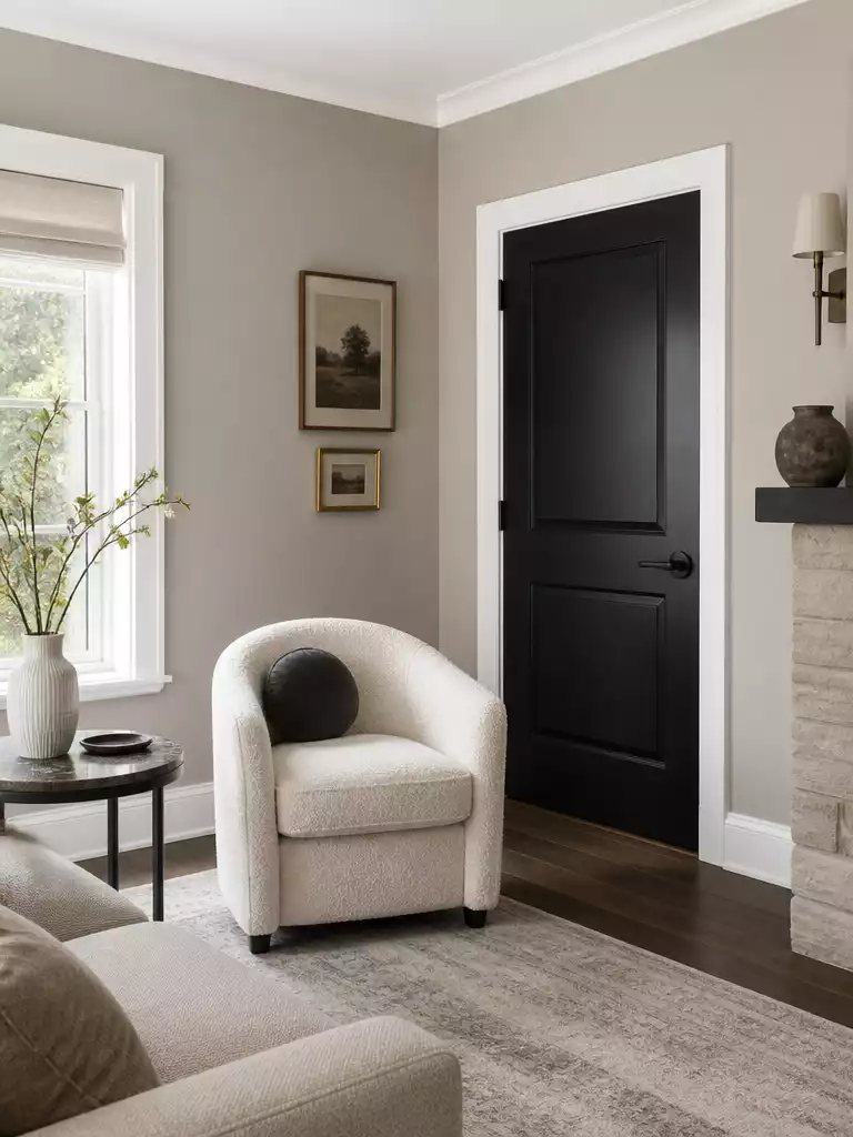 Warm Gray Living Room