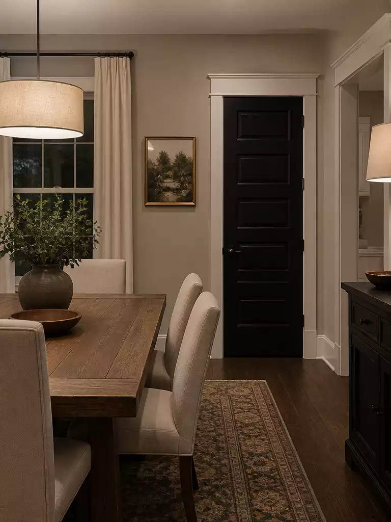 Greige Dining Room