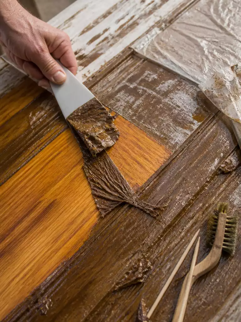 Gently Strip the Old Finish