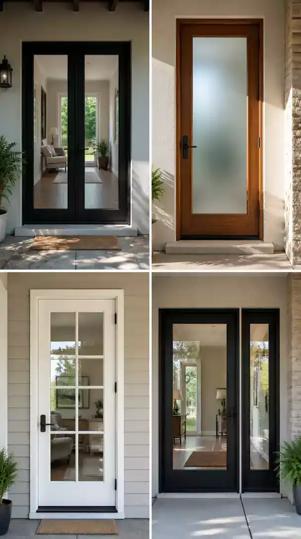 Glass Panel Door Styles for High Impact Entryways