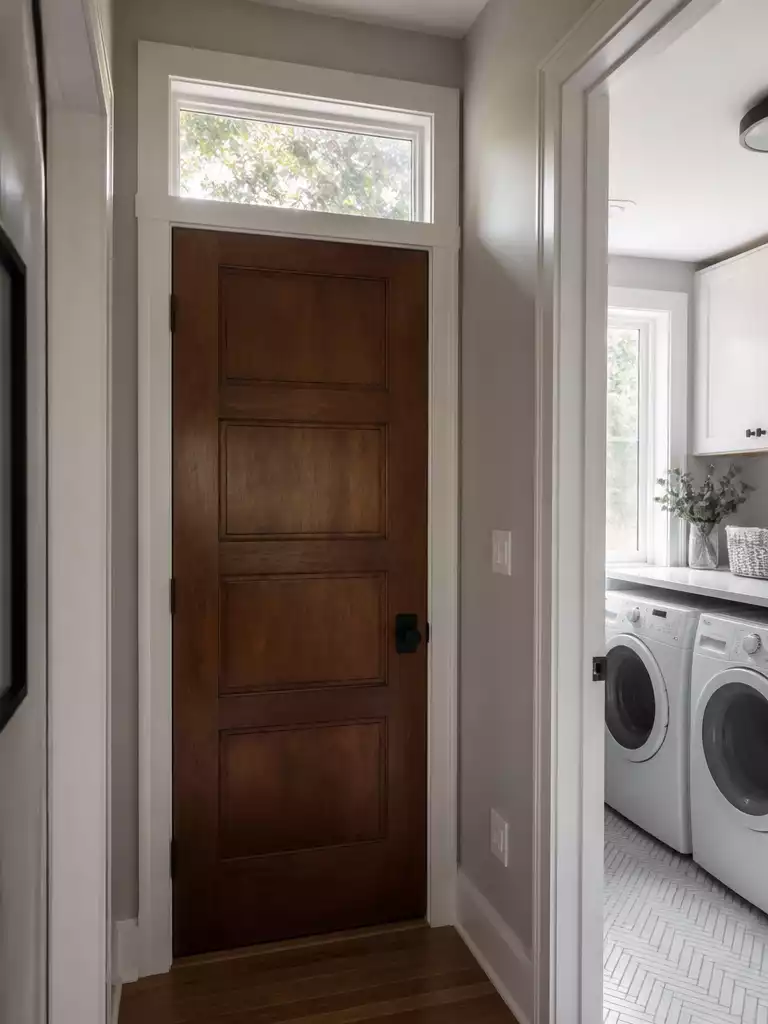Transom Window Above