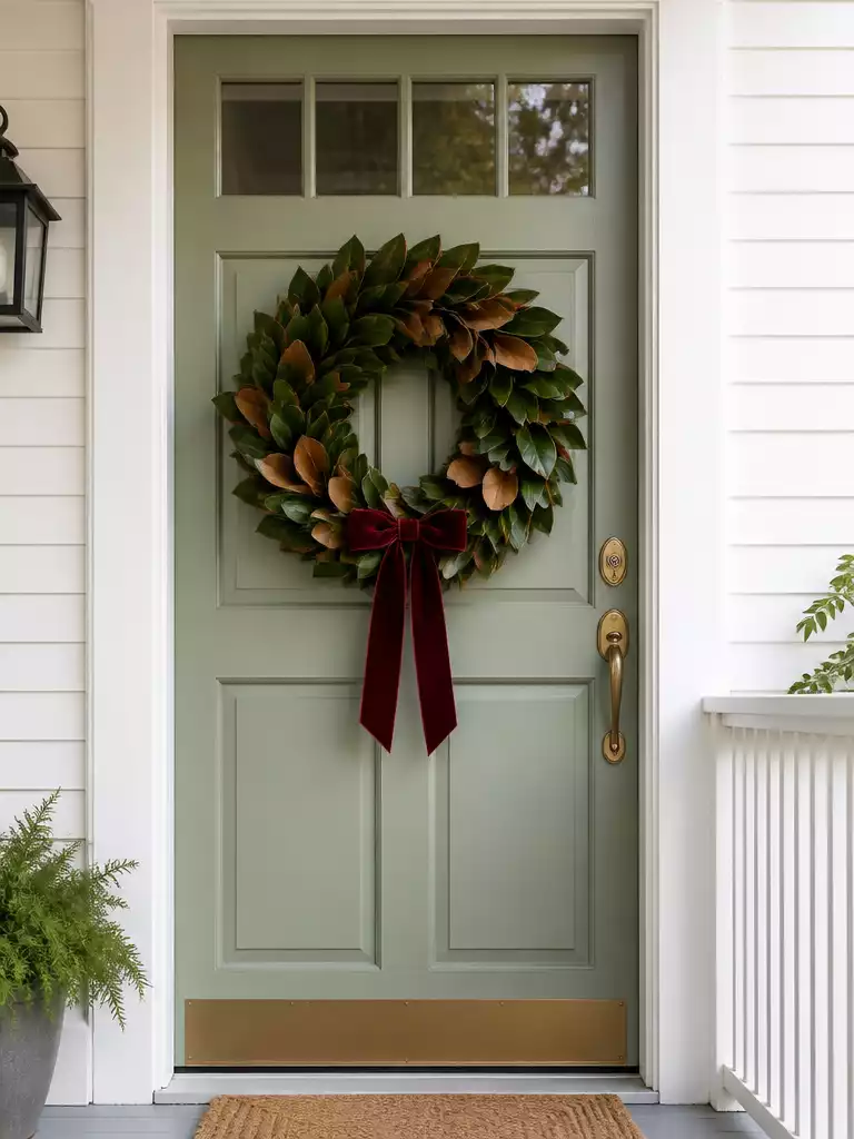 Velvet Ribbon Wreath