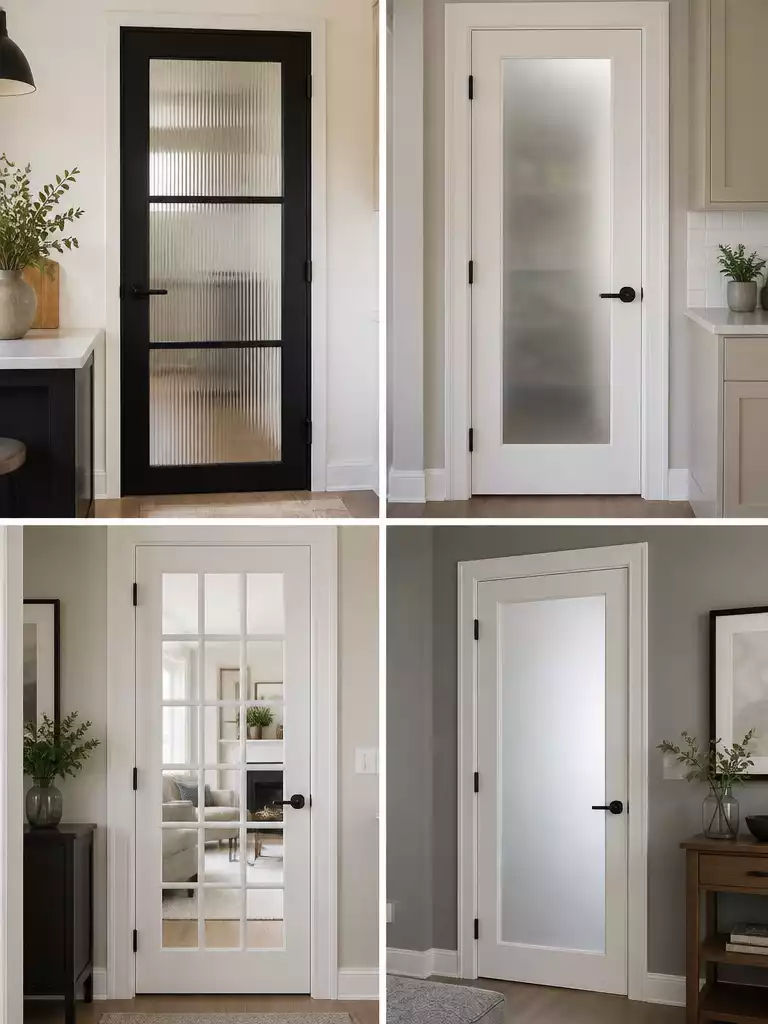 Glass Panel Interior Doors