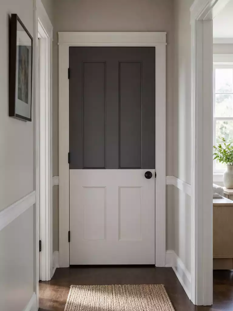 Two Tone Painted Door