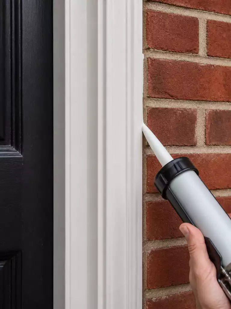 Caulk Around the Frame