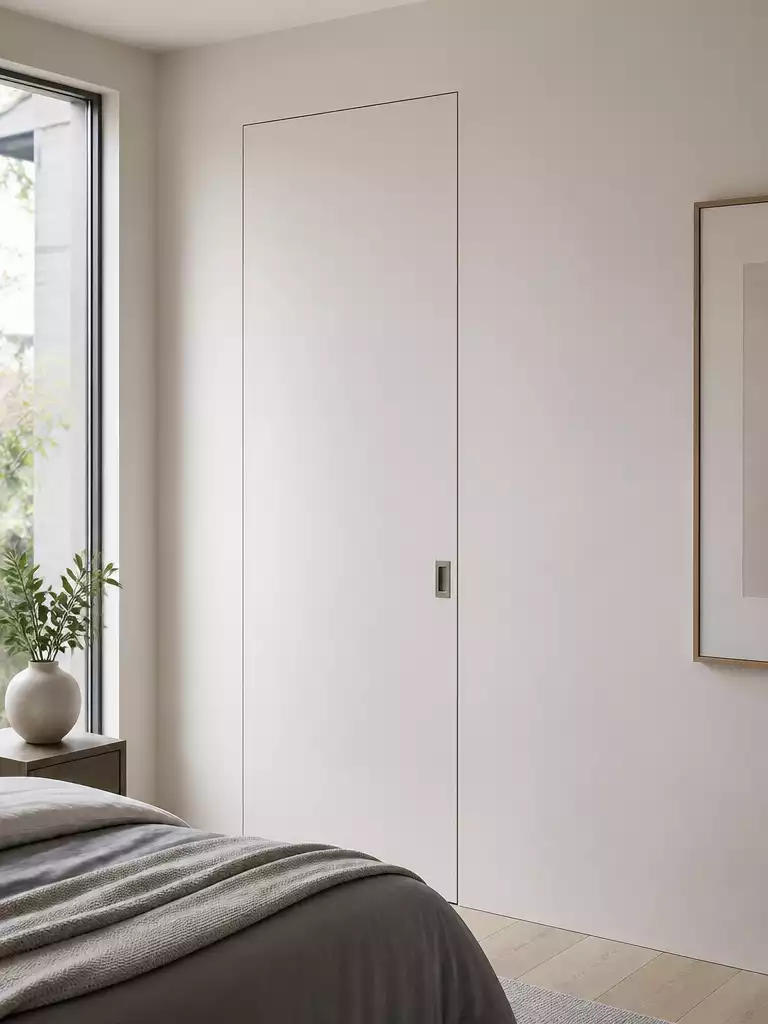 Minimalist Flush Bedroom Doors