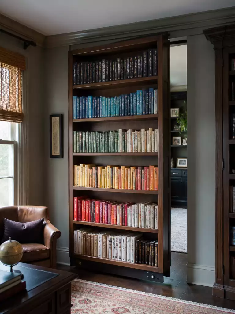 Bookcase Hidden Door