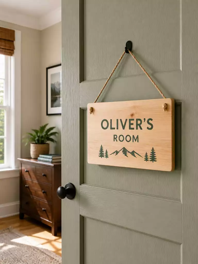 Hanging Door Sign
