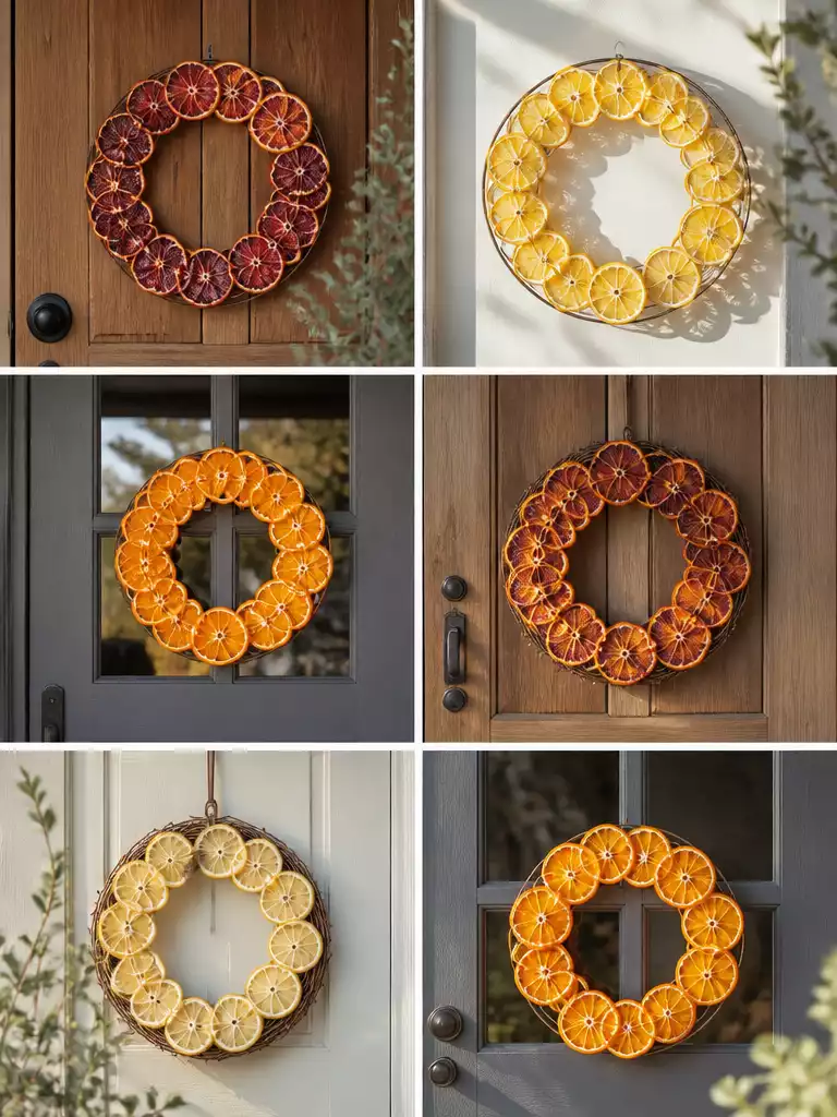Sun-Dried Citrus Wreaths