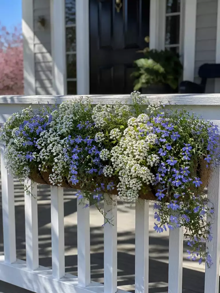 Trailing Bloom Porch Rail Planter