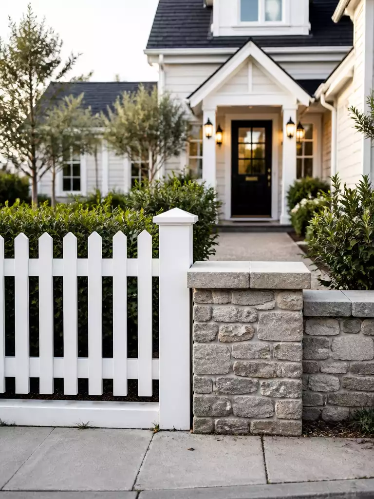 Front Boundary Wall Or Fence