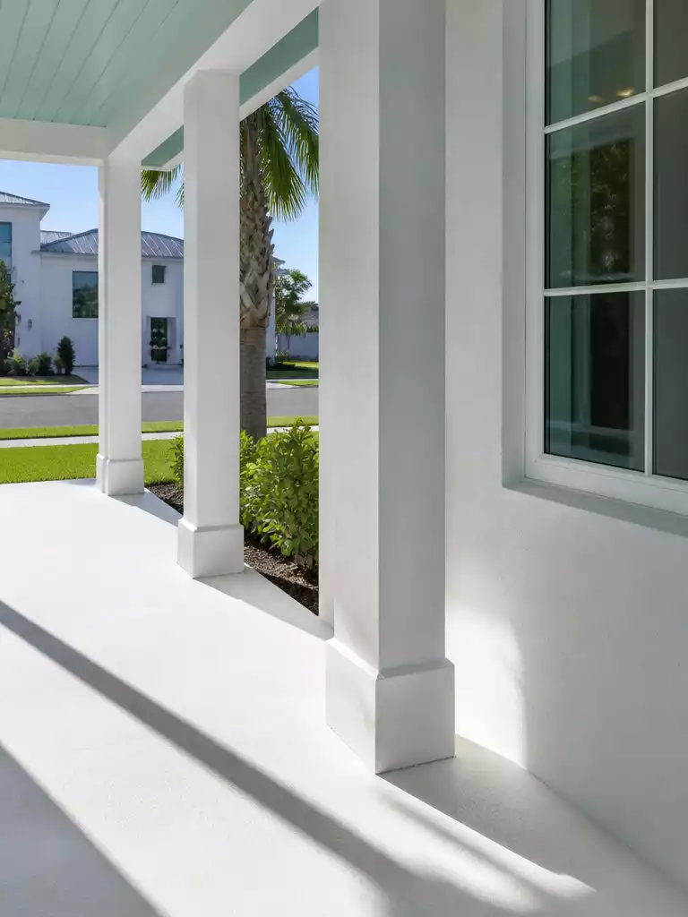 Covered Porch With Columns