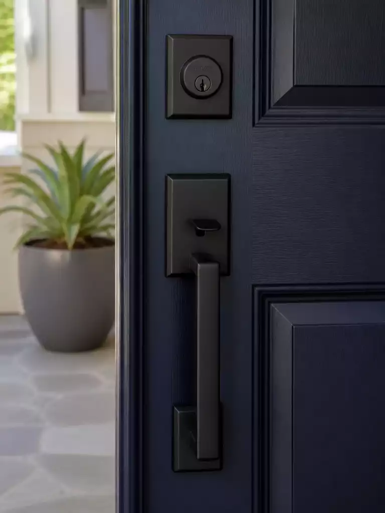 Builder Brass to Matte Black Hardware