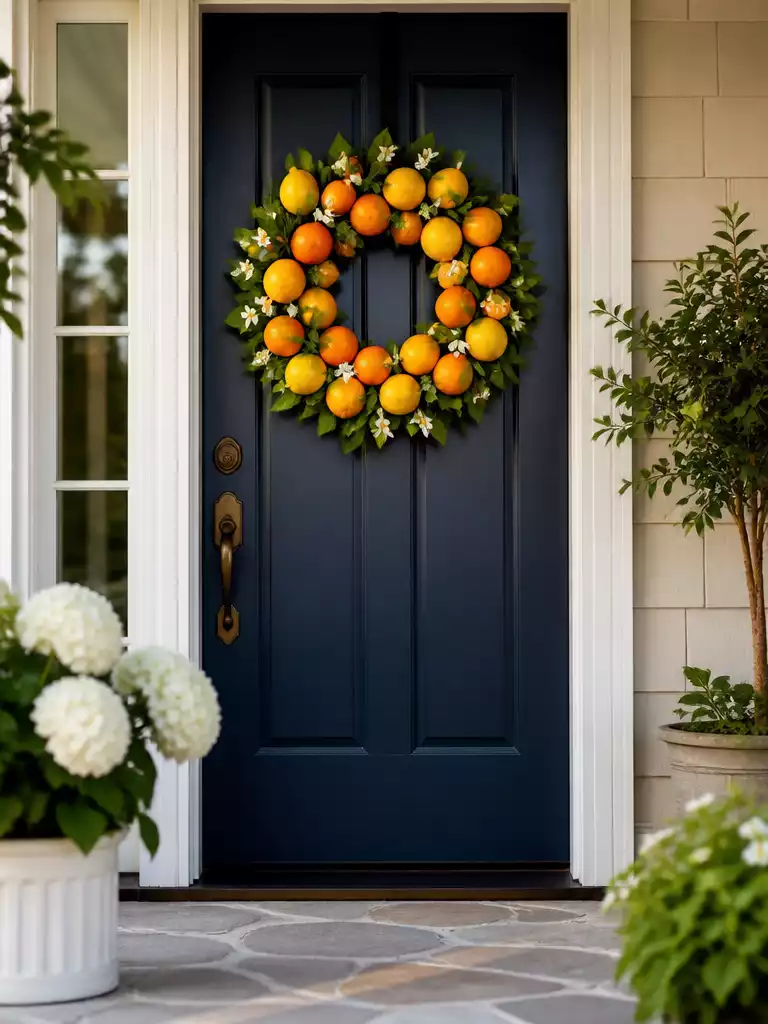 Citrus Themed Wreath