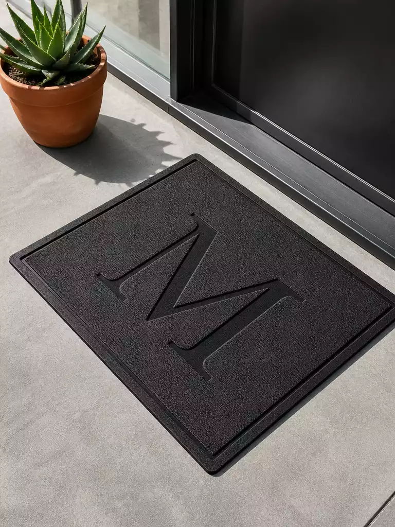 Monogram Initial Mat