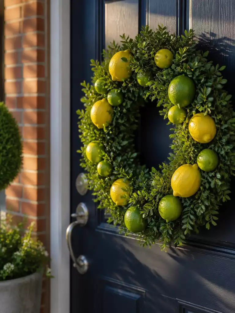 Citrus Themed Wreath