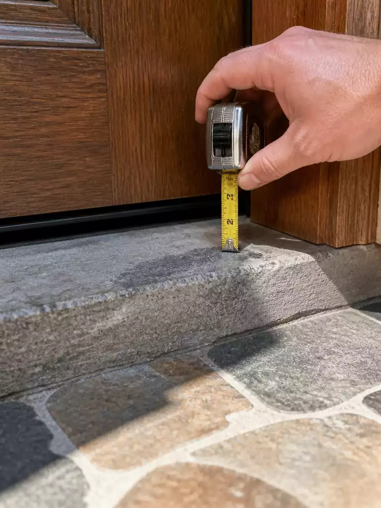 Sizing the Mat to the Door
