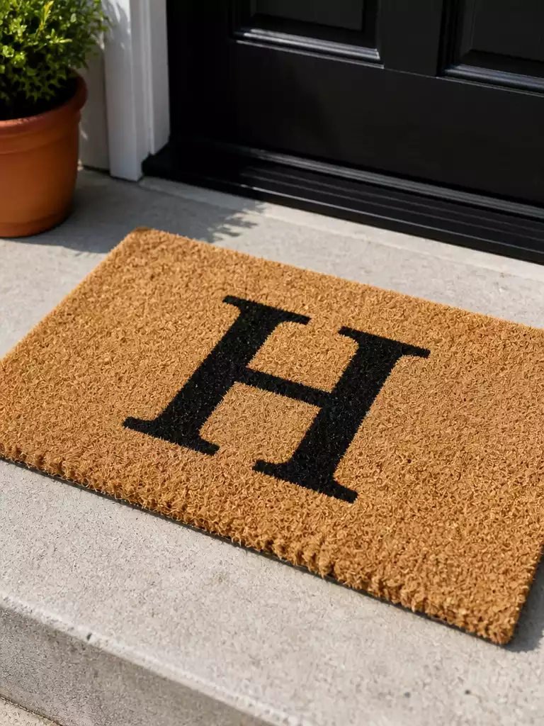 Monogram Initial Mat
