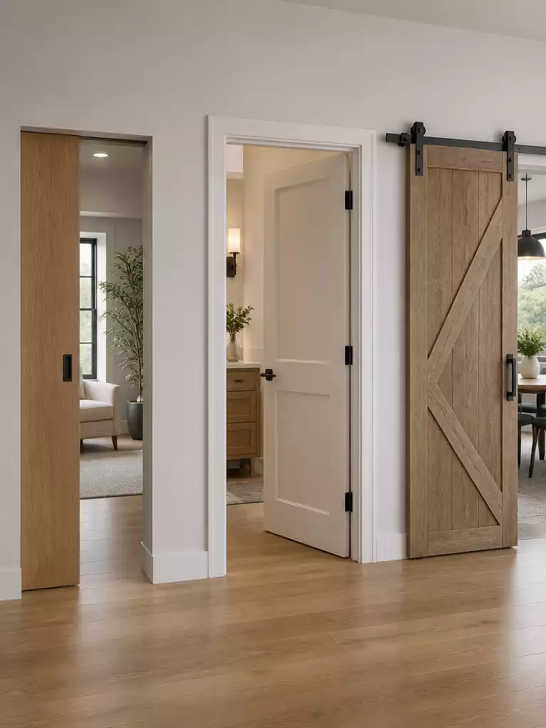 WHEN A POCKET OR SWING DOOR IS BETTER