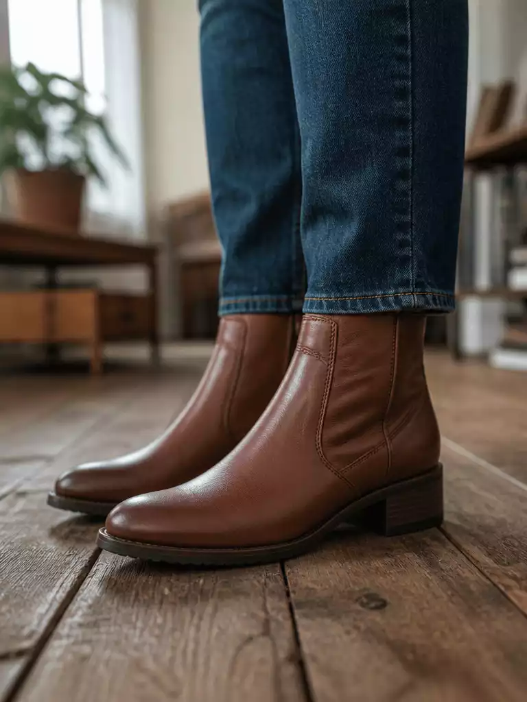Leather Ankle Boots