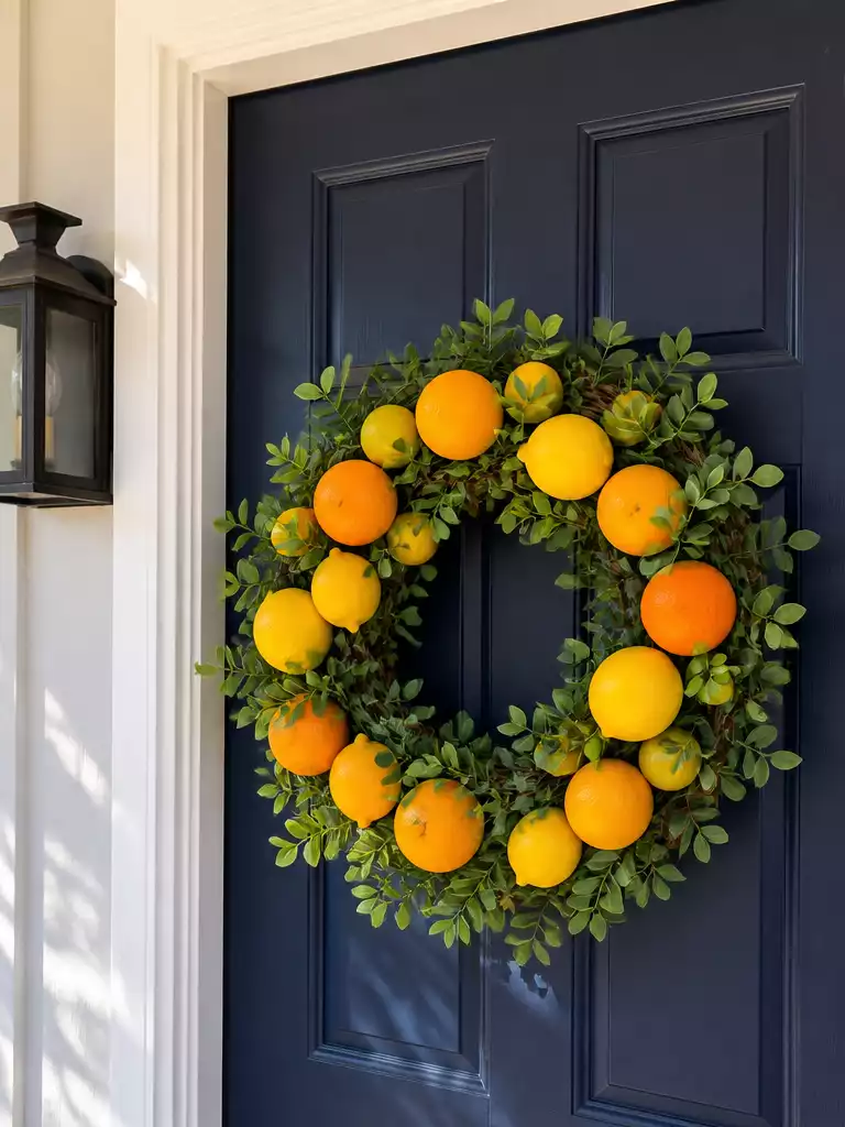 Citrus Themed Wreath