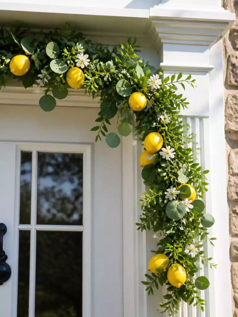 Lemon and Greenery Garland